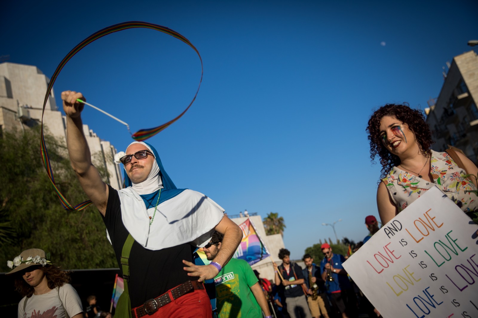 Our-Image-of-the-Week-is-participants-in-the-annual-Gay-Pride-parade-in-central-Jerusalem-on-August-3-2017.-Photo-by-Yonatan-Sindel.