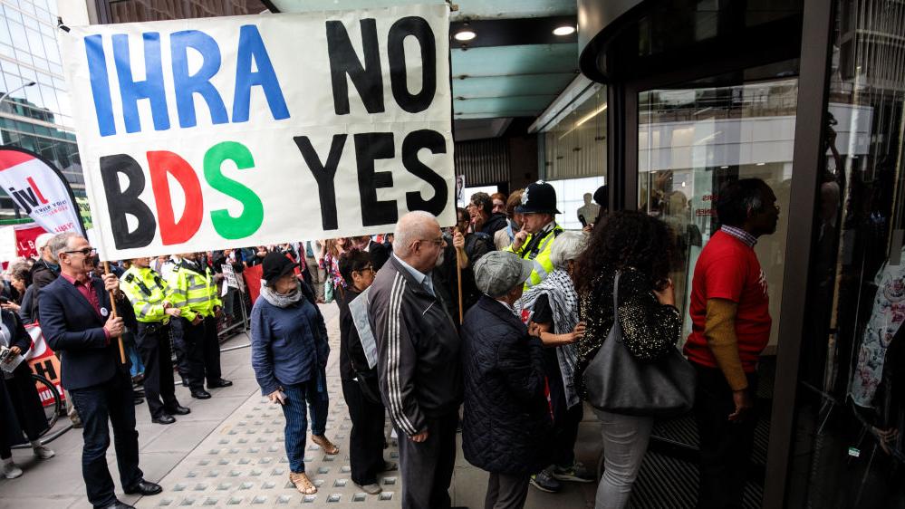 IHRA-protest-BDS